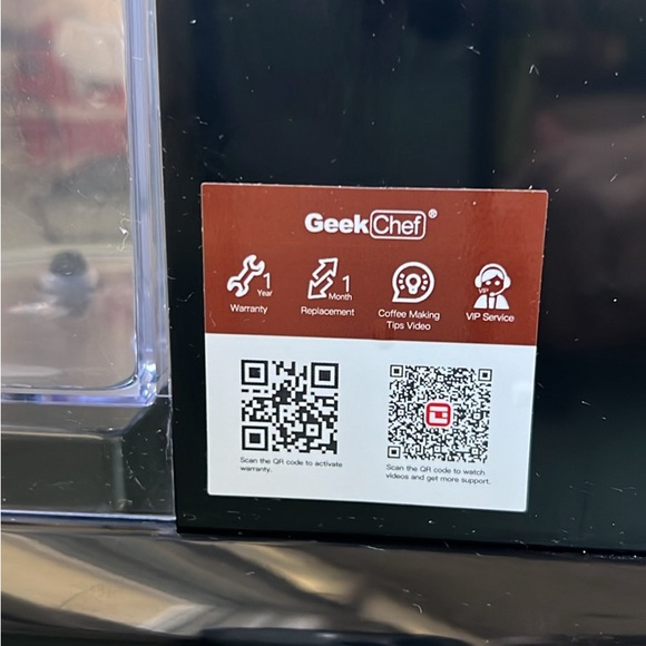 Geek Chef Espresso Machine 20 Bar Pump Pressure Cappuccino latte Maker - Picture 8 of 9